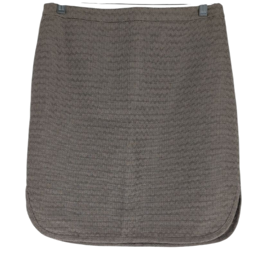 Ann Taylor Loft Tan skirt size 4 P great condition .